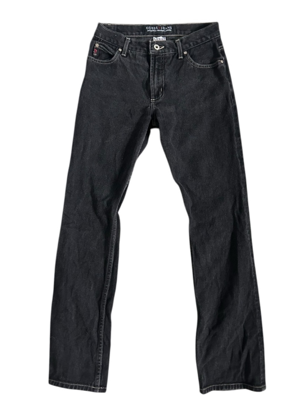 Vintage GUESS 90s Black Straight-Leg Jeans Women’s Size 26